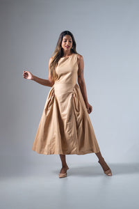 Frankie Midi Dress - Sand