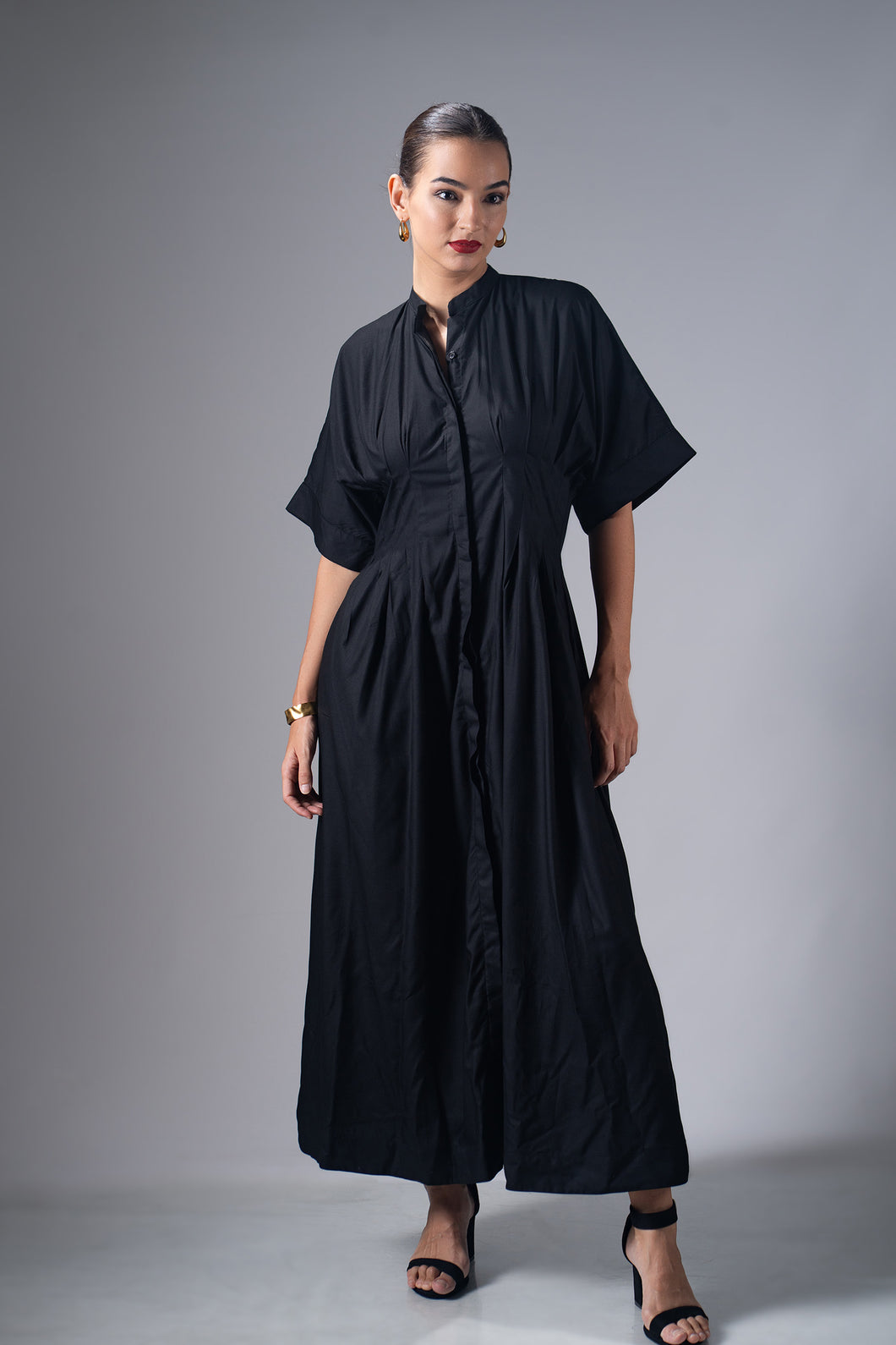 Pinning You Maxi Dress - Black