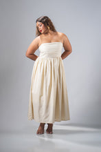 Load image into Gallery viewer, Mae Strapless Dress - Vanilla
