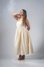 Load image into Gallery viewer, Mae Strapless Dress - Vanilla
