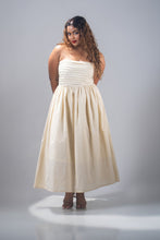 Load image into Gallery viewer, Mae Strapless Dress - Vanilla
