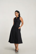 Load image into Gallery viewer, Rua Midi Dress - Black
