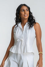 Load image into Gallery viewer, Rua Pleated Top - Pearl
