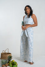 Load image into Gallery viewer, Jade Wrap Pant - Ocean Leaf
