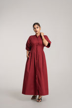 Load image into Gallery viewer, Pinning You Maxi Dress - Merlot
