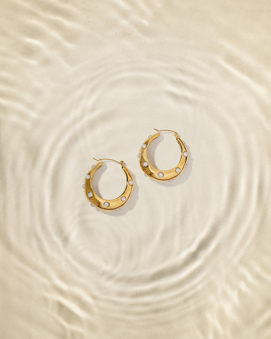 18K Plated Tessa Hoop Earring
