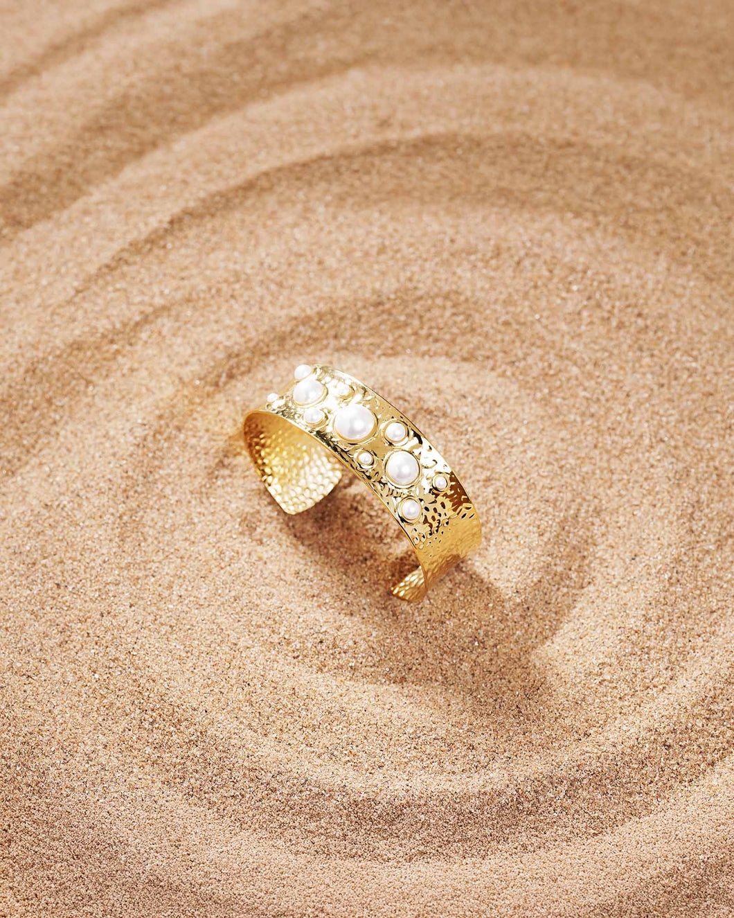 18K Plated Sienna Pearl Cuff