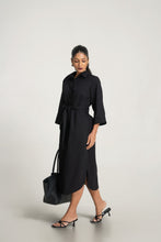 Load image into Gallery viewer, Lyra Midi Dress - Black
