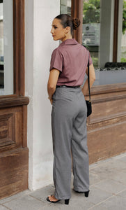 Louise Straight Pant - Graphite