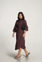 Load image into Gallery viewer, Lyra Midi Dress - Coffee
