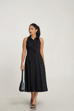 Load image into Gallery viewer, Rua Midi Dress - Black

