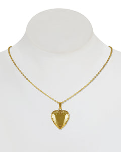 18kt Golden Heartbeat Locket Necklace