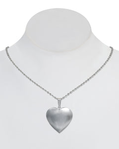 Sterling Silver Dainty Amor Locket Necklace