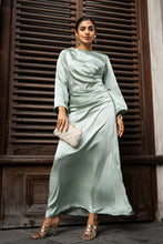 Load image into Gallery viewer, Safa Pleated Maxi Dress - Misty
