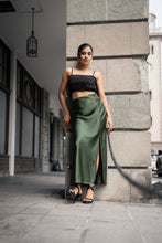 Load image into Gallery viewer, Jovie Bias Maxi Skirt - Olive

