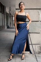 Load image into Gallery viewer, Jovie Bias Maxi Skirt - Midnight

