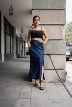 Load image into Gallery viewer, Jovie Bias Maxi Skirt - Midnight
