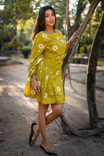 Load image into Gallery viewer, Lily Mini Dress - Saffron
