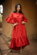 Load image into Gallery viewer, Victoria High-Low Maxi Dress - Earth
