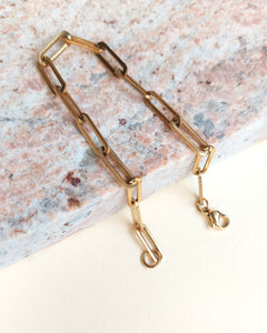 14kt Chunky Chain Bracelet