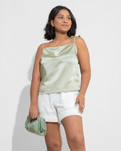 Load image into Gallery viewer, Evening Square Neck Cami - Sage
