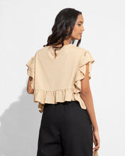 Load image into Gallery viewer, Day Ruffled Top - Khaki
