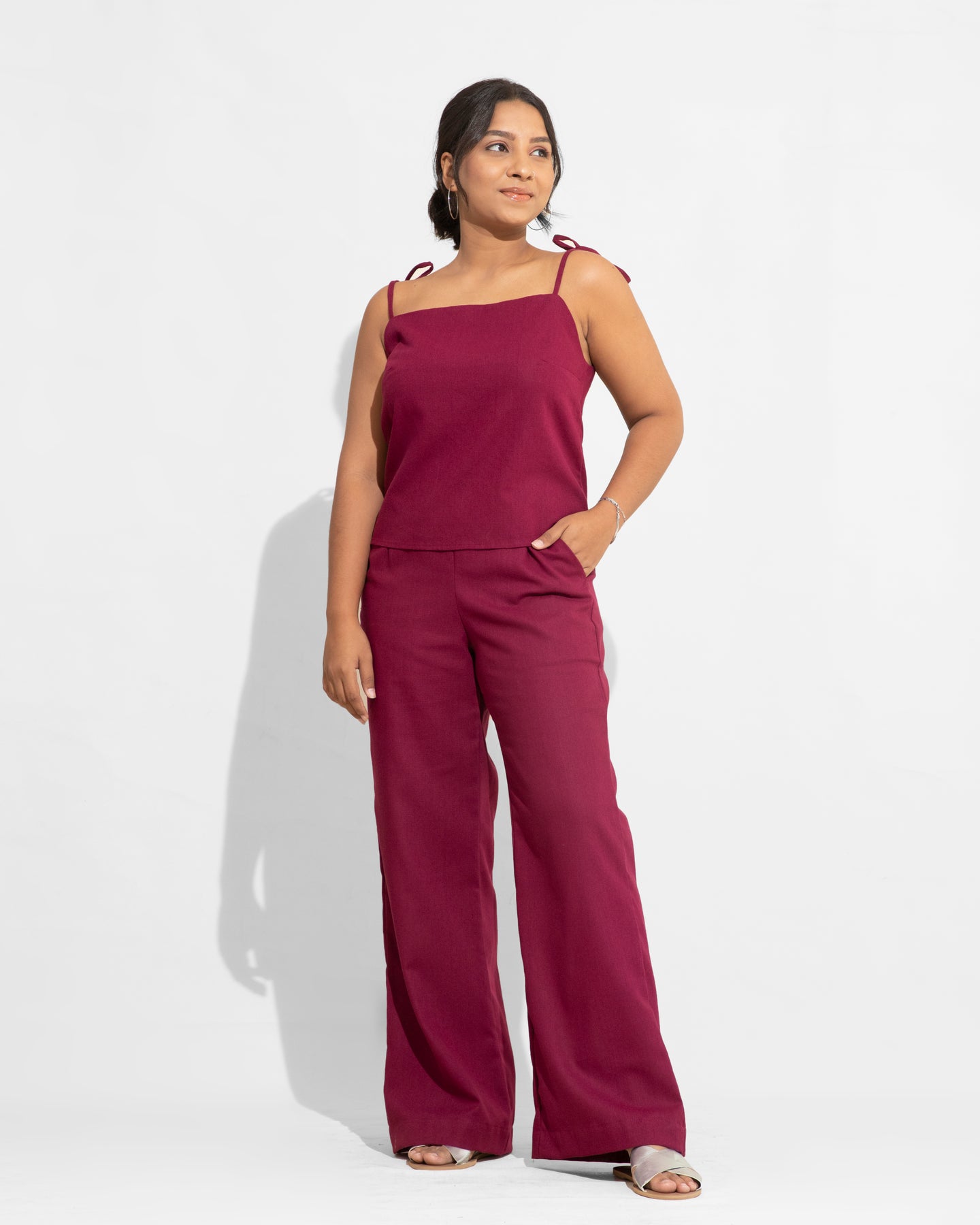 Summer Day Pant - Burgundy