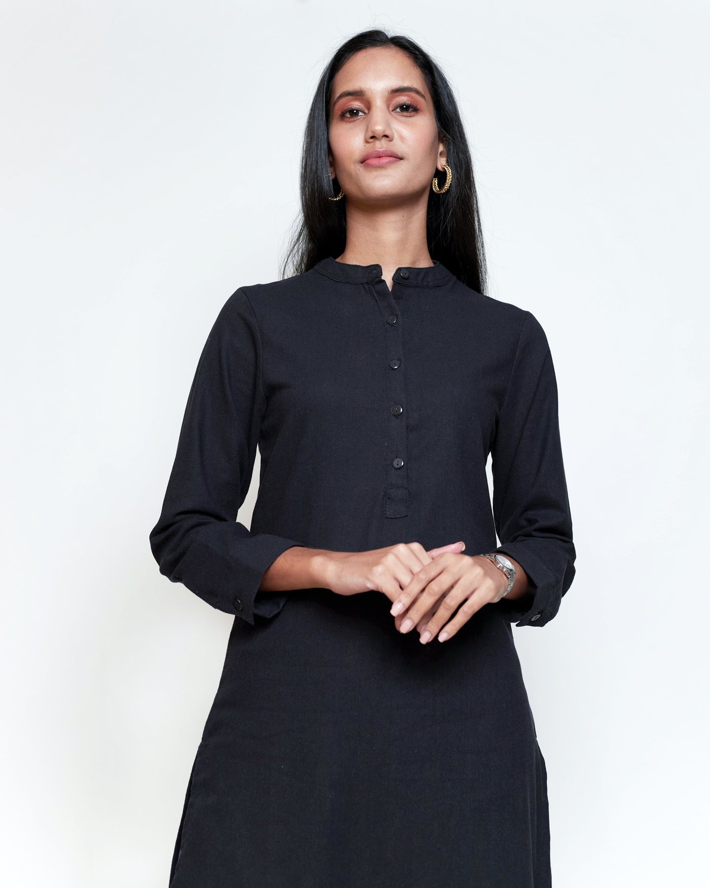 Day Kurtha Top - Black