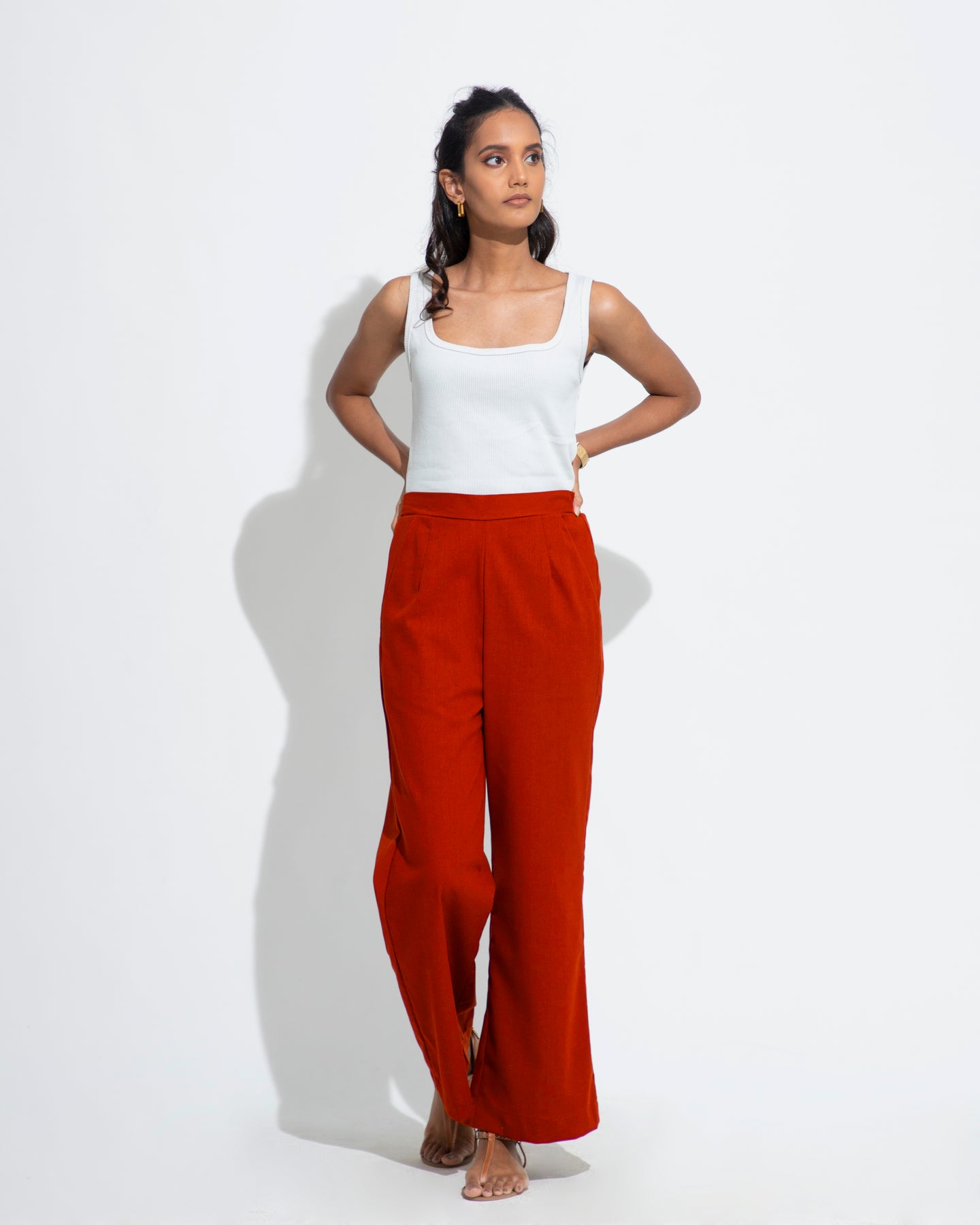 Summer Day Pant - Crimson