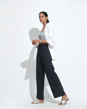 Load image into Gallery viewer, Summer Day Pant - Black Stripped
