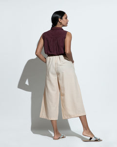 Summer Sway Culotte - Bone