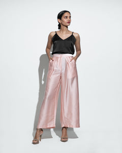 Satin Pant - Rose