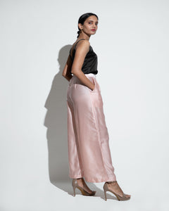 Satin Pant - Rose