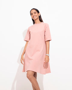 Raglan Sleeve Mini - Coral