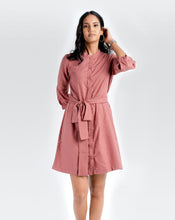 Load image into Gallery viewer, Day Shirt Dress Mini - Coral
