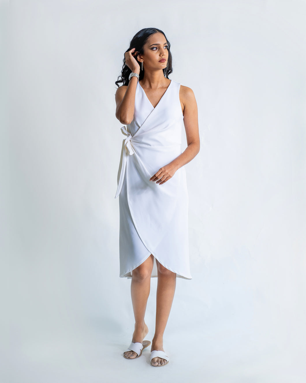 Wrap Dress - White