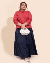 Load image into Gallery viewer, Emily Midi Skirt - Navy
