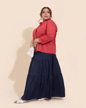 Load image into Gallery viewer, Emily Midi Skirt - Navy
