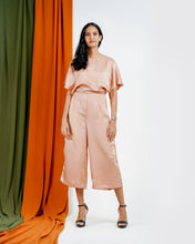 Load image into Gallery viewer, Satin Jumpsuit - Coral
