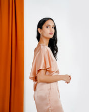 Load image into Gallery viewer, Satin Jumpsuit - Coral
