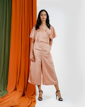 Load image into Gallery viewer, Satin Jumpsuit - Coral
