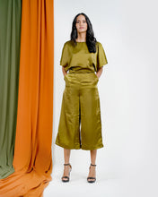 Load image into Gallery viewer, Satin Jumpsuit - Olive
