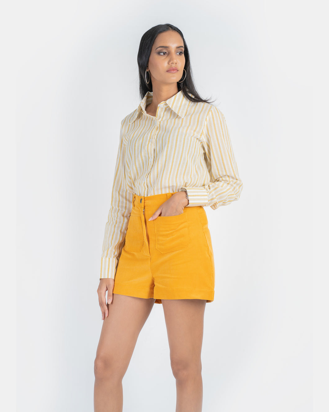 Corduroy Short - Mustard
