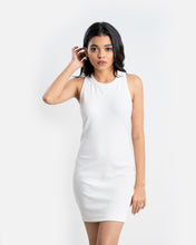 Load image into Gallery viewer, Rib High Neck Mini - White
