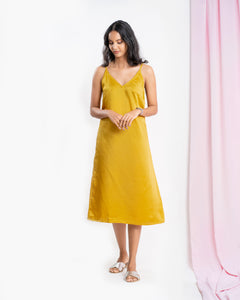 Slip Dress - Mustard