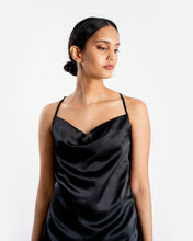 Load image into Gallery viewer, Cowl Dress - Black
