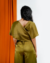 Load image into Gallery viewer, Satin Jumpsuit - Olive
