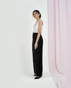 Satin Pant - Black