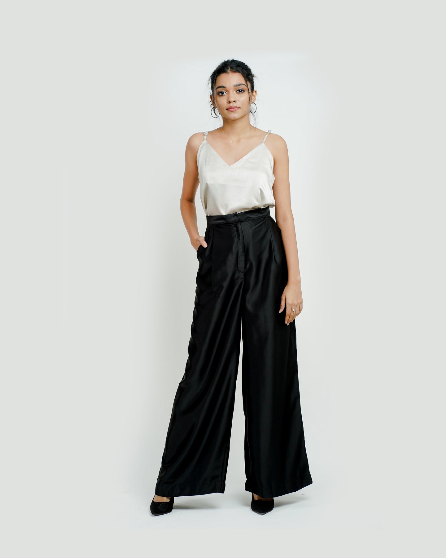 Satin Pant - Black