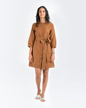 Load image into Gallery viewer, Day Shirt Dress Mini - Caramel
